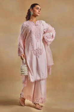 Naila Baby Pink Kurta & Pants Set -Lillys Clothing Shop Untitleddesign 146
