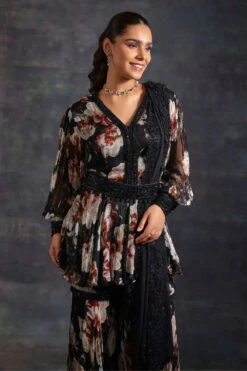Latifa Black Kurta & Sharara Set -Lillys Clothing Shop Untitleddesign 186