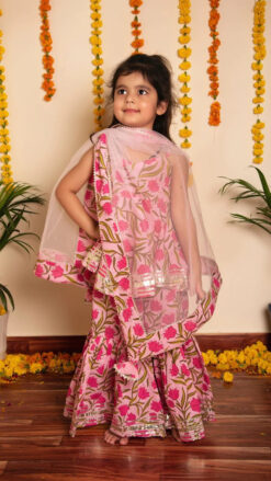 Bachpan Nazakat Sharara Set For Girls