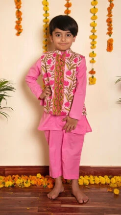 Bachpan Nazakat Kurta Pant Set