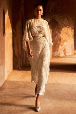 Starlight Kurta And Cape Set