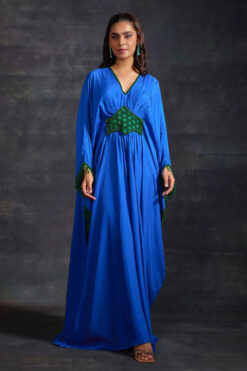 Blue Fareeha Kaftan -Lillys Clothing Shop Untitleddesign 204