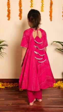 Pink Bandhej Anarkali Kurta Set For Girls -Lillys Clothing Shop Untitleddesign 1 1012x1800 a969ae40 65de 4652 935b 303ccd931809