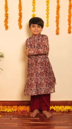 Bachpan Gulbagh Kurta Pant Set