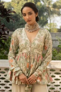 Ivory Floral Print Embroidered Peplum Set With Palazzo Pants -Lillys Clothing Shop Upluup P H G17 2 1600x 47b20dff cce4 4d70 ad27 7a965cb2fc59