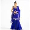 Royal Blue Georgette Sharara -Lillys Clothing Shop VVANI030920226915 1217x1750 1