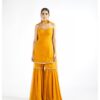 Mustard Georgette Sharara Set -Lillys Clothing Shop VVANI030920227393 1217x1750 1
