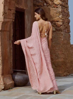 Mulmul Crepe Banni Pink Saree 13 Mulmul Crepe Banni Pink Saree -Lillys Clothing Shop WeddingResized 0010s 0003 Layer2 700x f8ae59b9 538d 40c9 bbfb da8081ecd723