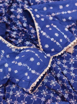 Mulmul Crepe Banni Navy Saree -Lillys Clothing Shop WeddingResized 700x 6426cf80 6334 4845 9a32 fc900db51a18