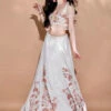 Ivory Lehenga With Drape -Lillys Clothing Shop Zarakhan 1 1100x fa9e5a1c f50e 4e9a a121 edd0fd8a217f