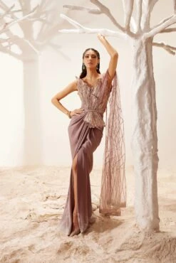 Baroque Petal Saree -Lillys Clothing Shop adaara26 04 2220109copy