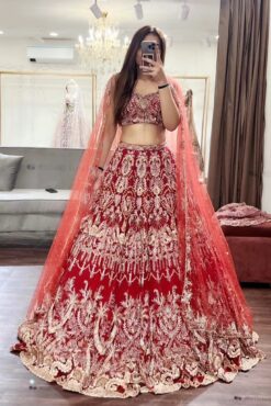Anastasia - Hand Embroidered Lehenga Set