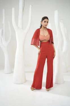 Rust Orange Pants Set With Short Cape -Lillys Clothing Shop ashnashoot0472copy 550x 5dce969d fb94 4c31 aae8 db2f71a69b92