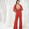 Rust Orange Pants Set With Short Cape -Lillys Clothing Shop ashnashoot0474copy 550x dc79fdc6 ffee 4ae2 87bc 4d11896c2437
