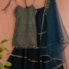 Midnight Blue Sharara -Lillys Clothing Shop bluemidnight