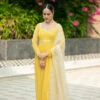Yellow Anarkali Set