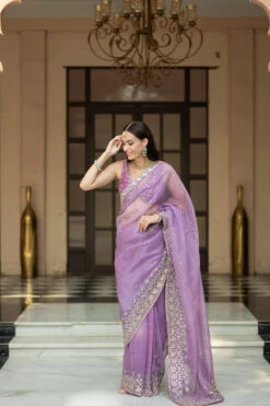Lavinder Saree -Lillys Clothing Shop ek3003C