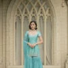 Blue Sharara Set -Lillys Clothing Shop ek3009