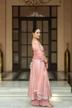 Onion Pink Anarkali Set -Lillys Clothing Shop ek3012C