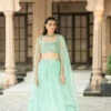 Aqua Bue Lehenga Set -Lillys Clothing Shop ek3015