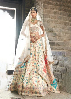 Ivory Kani Embroidered Lehenga