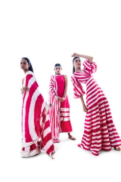 Lehriya Saree With Embossed Gotta Border -Lillys Clothing Shop f43d79 42a81812737b42768d94f16d4bb738ac mv2 1