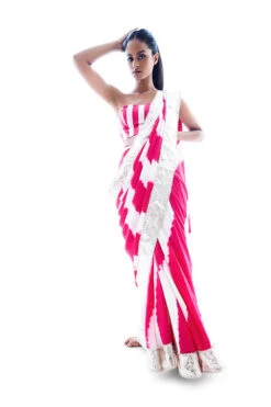 Lehriya Saree With Embossed Gotta Border -Lillys Clothing Shop f43d79 42ee312054c14f3184d06b6a94e6cb40 mv2