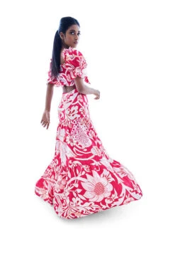 Digital Printed Draped Coord Set