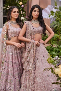 Birds Of Paradise - Hand Embriodered Lehenga Set -Lillys Clothing Shop image00032