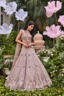 Birds Of Paradise - Hand Embriodered Lehenga Set -Lillys Clothing Shop image00034