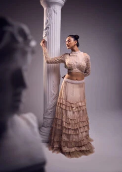 Mollie Croptop Skirt -Lillys Clothing Shop jade4607