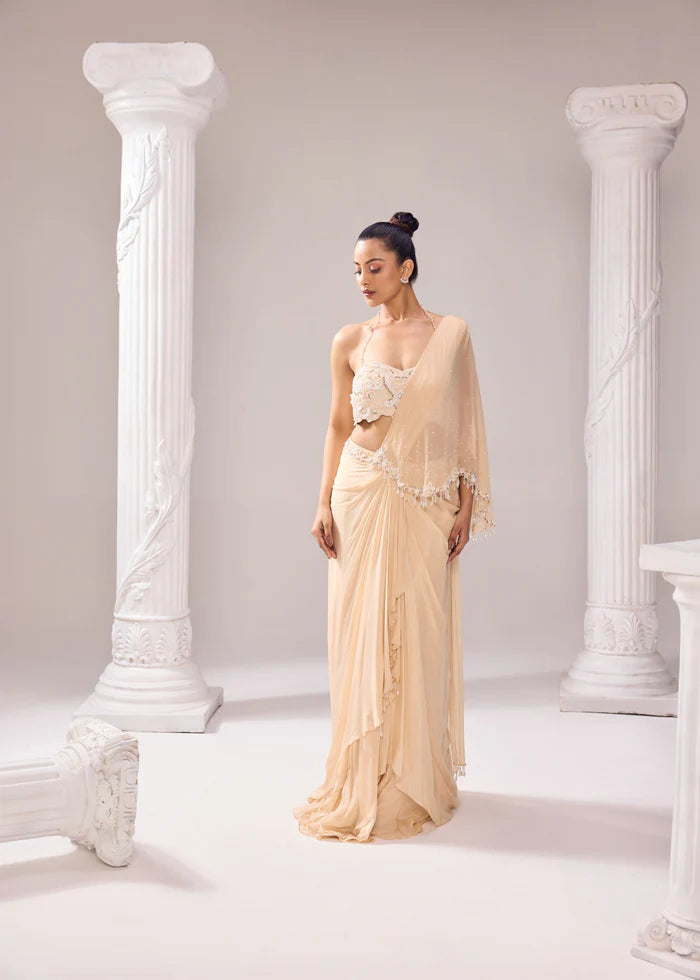 A- Symmetrical Drape Saree 1 A- Symmetrical Drape Saree