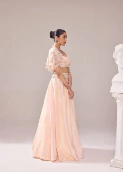 Margaret Cape Lehenga Set -Lillys Clothing Shop jade4957