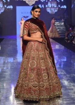 Powder Pink Amari Bridal Lehenga With Heavy Embroidery 10 Powder Pink Amari Bridal Lehenga With Heavy Embroidery -Lillys Clothing Shop kalki raspberry pink amari bridal lehenga sg128082 1