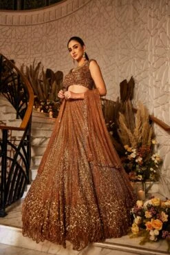Lueur - Hand Embroidered Lehenga Set