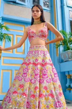 Mint Applique Floral Lehenga 6 Mint Applique Floral Lehenga -Lillys Clothing Shop ms mint applique lehenga 2 9934adce b1a4 441a b6ca fd34ae875bbd