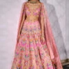 Peach Multicolor Lehenga