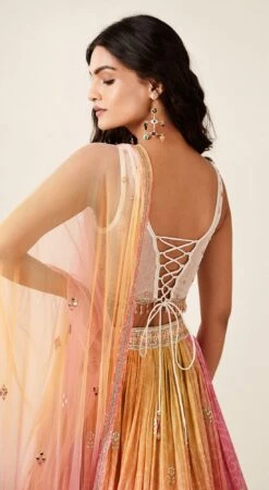 Pink Tie-Dye Lehenga Set -Lillys Clothing Shop pink tie dye lehenga set basanti kapde aur koffee 3 1100x dd78f44b dba4 4867 9971 b9d5b1d18b5a