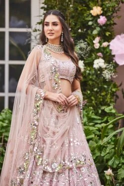 Powder Pink - Hand Embriodered Lehenga Set -Lillys Clothing Shop powderpink 1 74ac05bf c468 4600 8089 62185d411bc6