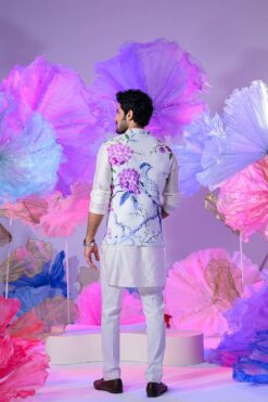 Our Bloom Bundi With Kurta -Lillys Clothing Shop print bhoondi3