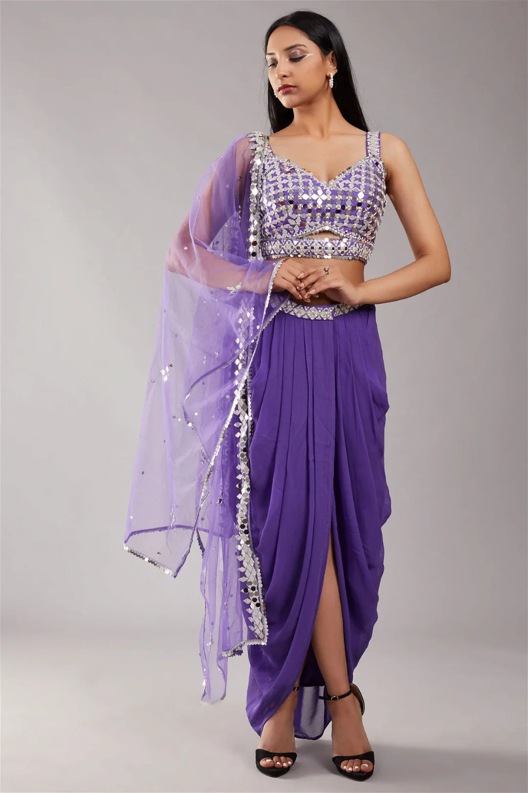 Purple Mirror Cape Set 1 Purple Mirror Cape Set