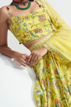 Yellow Satin Organza Daniya Botanical Print Lehenga Set -Lillys Clothing Shop r 1800x1800 095dc32b c9d9 48d6 bd7c 26fa682d5b59