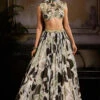 White And Green Print And Highlighted Lehenga Set -Lillys Clothing Shop rn image picker lib temp 49cd4158 8a53 4c01 abe7 8ee8a5544ab6