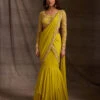 Evelyn - Lime Pre Draped Saree -Lillys Clothing Shop rn image picker lib temp 737047b5 628d 4bd7 a9da 4e6503b4159f