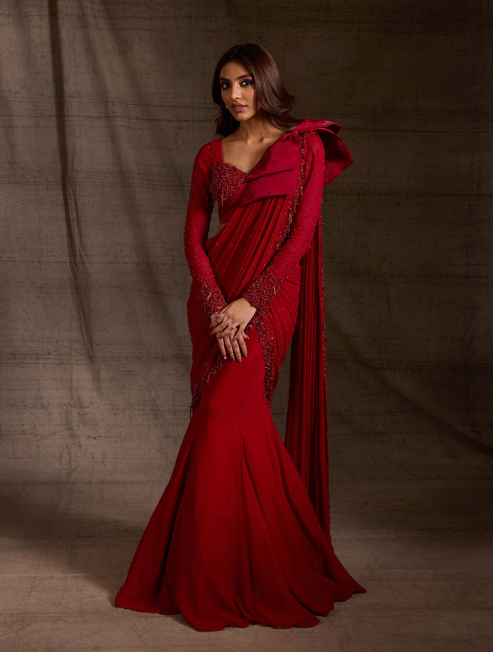 Verve - Pre Draped Saree 4 Verve - Pre Draped Saree - Image 4