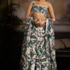 White And Teal Print And Highlighted Lehenga Set -Lillys Clothing Shop rn image picker lib temp a71fc0e9 7e1e 4832 8c3c 7111bbe1da23