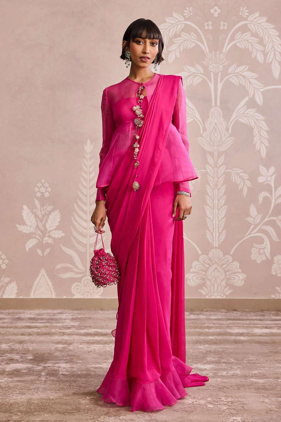 Garnet Saree Set 1 Garnet Saree Set