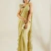Tea Green Saree