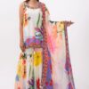 Vanilla Bloom Sharara Kurta Dupatta Set