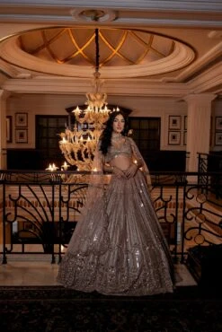 Allora - Hand Embroidered Lehenga Set